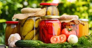 Fibrous, fermented foods optimize gut health.